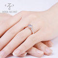 High Quality Classic Gic Certification Real Diamond Ring Women Natural Diamond Jewelry